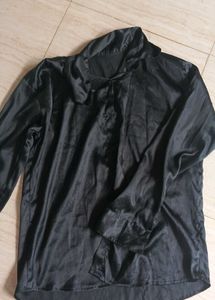Classic Black Button-Up Shirt