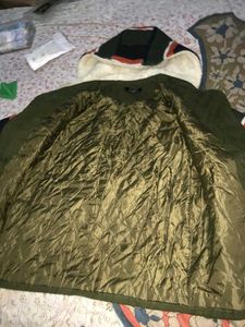 Striped Hooded Jacket 32 Small Size