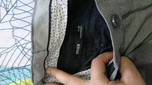 Men's Grey Formal Pants