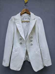 White Formal Blazer