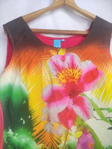 RIO Sleeveless Floral Print Dress LR-24