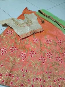 Stunning Embroidered Lehenga Choli Set