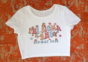Phi Sigma Rho Bid Day Crop Top