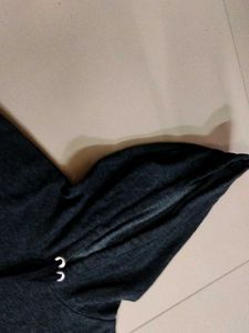 H&amp;M Dark Grey Cropped Hoodie