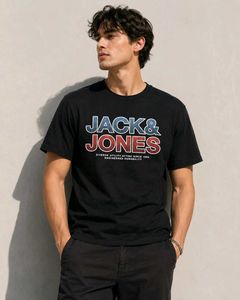 Jack & Jones Black Logo T-Shirt