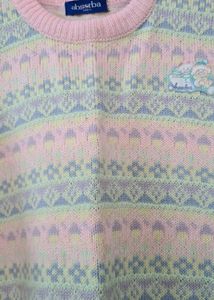 Baby Pink French Sweater