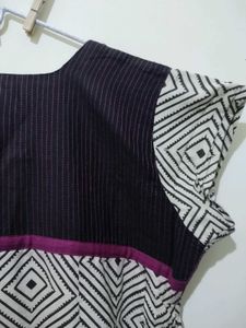 Orchid pink diamond print mango kurta pyjama
