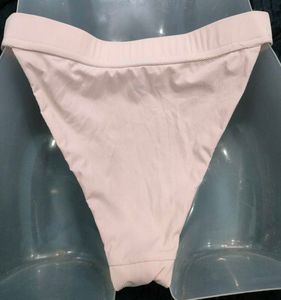 White Corduroy Bikini Bottoms 🤎