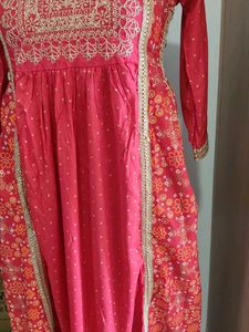 Red Embroidered Salwar Kameez
