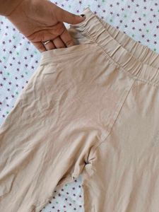 Comfy Black Top &amp; Beige trousers set