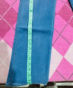 Blue Denim straight Leg Jeans