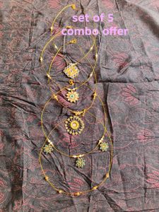 Set of 5 Combo Necklaces