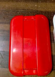 Price Drop !!! Red White Storage Organiser