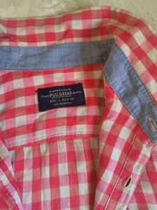 Men's Pink Checkered Casual Shirt