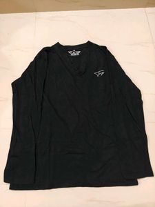 Men's Black Henley T-shirt
