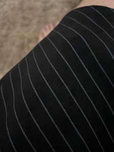 Chic Striped Wrap Dress