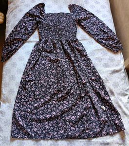 Smocked Floral Maxi Dress