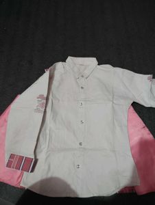Pink Striped Suit Set for Boys