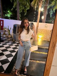 Zara White Crop Top With Strings