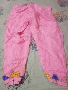 jaddiji work Pink Embroidered Kurta Set Dupat