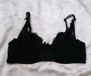 Elegant Black Lace Bra