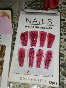 Press On Gel Nails - 4 Packs 🎁 1