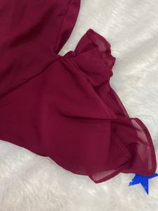 Short Quarter Sleeves One Piece