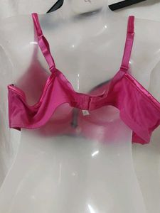 casique Pink &amp; Black Lace Bra