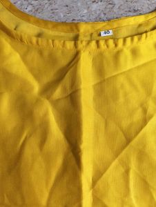 Vibrant Yellow Sleeveless Top
