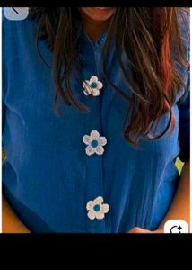 Handmade Crochet Flower Appliques