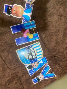 Boss Baby Birthday Banner