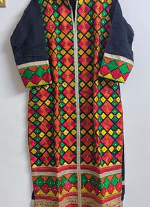 Multicoloured Embroided Kurta