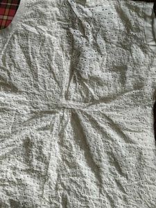 White Broderie Anglaise Sleeveless Top