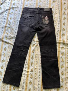 Length-36,,Dark Wash Flare Jeans
