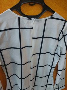 Grid Print Bodycon Dress