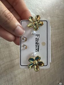 Set of 3 Pairs Fashion Earrings