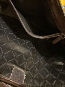 Vintage Brown Leather Hobo Bag