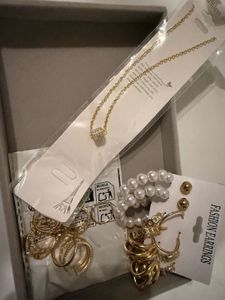 Combo of 3 New Chain pendant, Earrings & rings