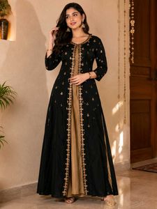 Elegant Black & Gold Embroidered Kurta Set
