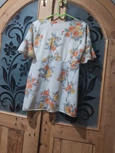 Floral Print Tunic Top