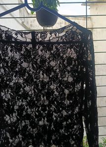 Black Lace Top