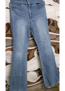 Women's Light Wash Flare Jeans