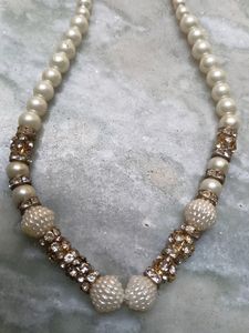 White Pearl Jewellery Set,