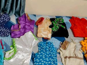 18 Assorted Women's Ethnic Blouses l 3 blouse piec