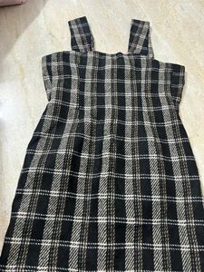 Plaid checked Mini Dress