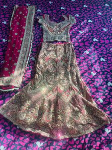 Heavy work vintage Lehenga Choli Set
