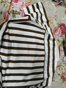 Men's Striped Button-Up Shirt