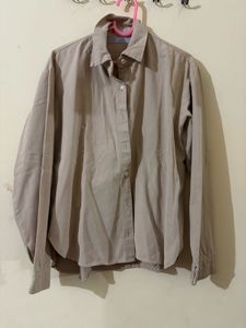 Beige Long Sleeve Shirt