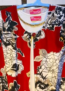 2 Piece Floral Dress Set