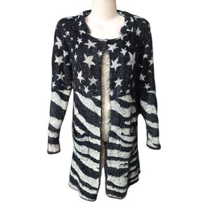 Cozy Star &amp; Stripe Cardigan